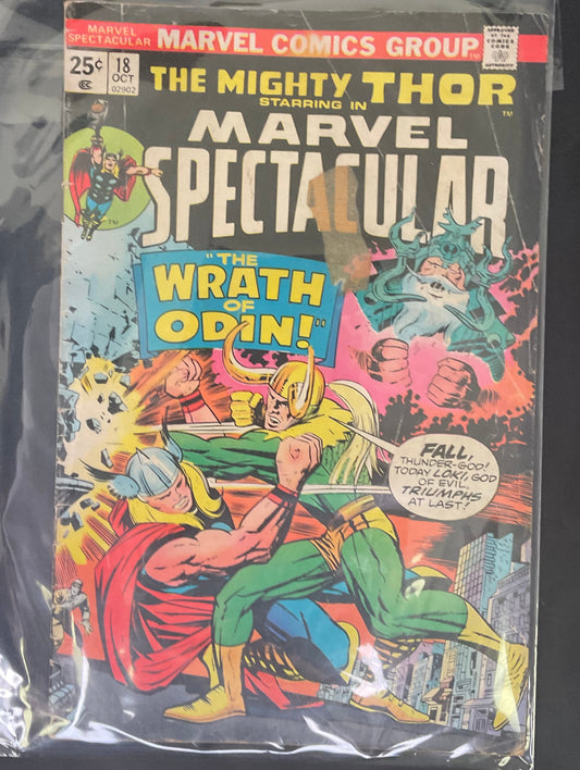 Marvel Spectacular #18 The Wrath of Odin! Vintage Oct 1975 Comic Book