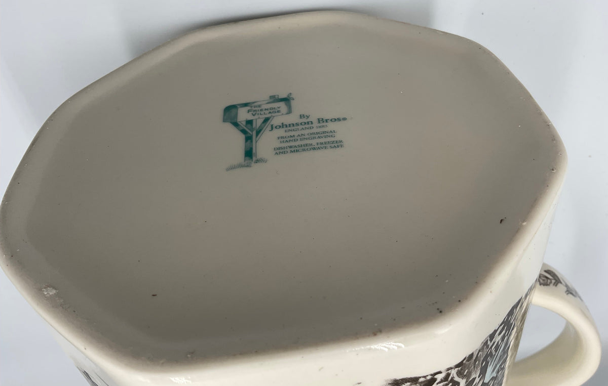 Vintage Johnson Brothers The Friendly Village Water Pitcher