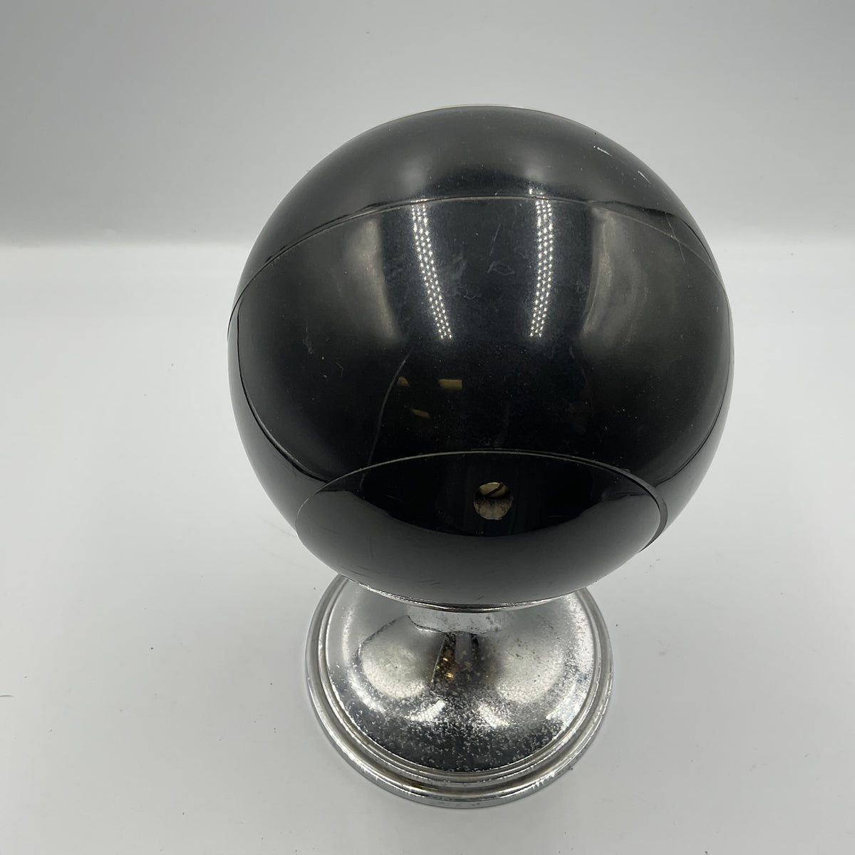 Vintage Bulova 634 Space Age Orb Desk Clock Works