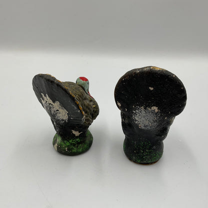 Vintage Paper Mache or Composition Turkeys