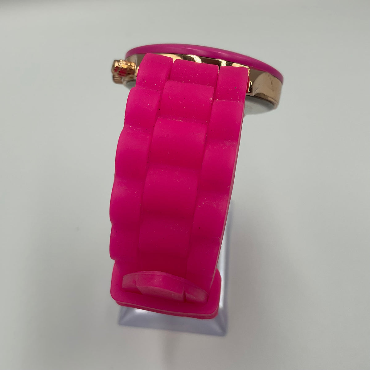 Geneva Quartz Jelly Wristwatch Pink