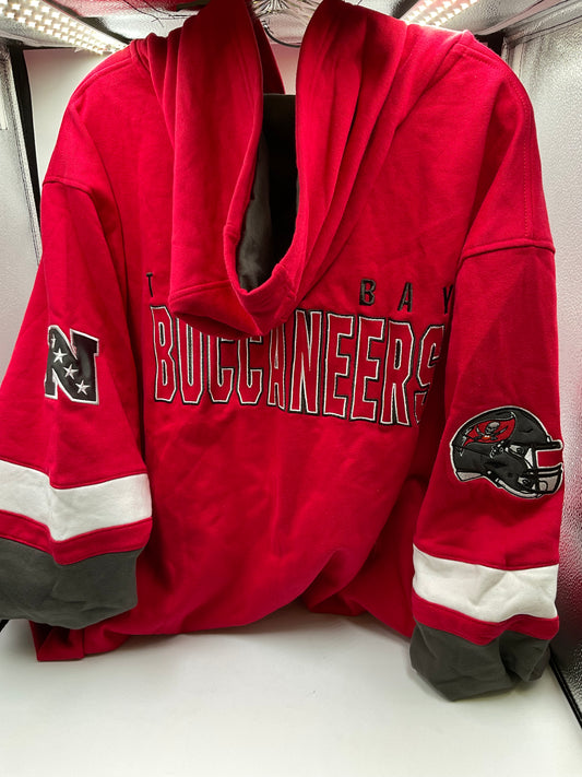 Tampa Bay Buccaneers Zip Up Hoodie Size 3XL XXXL