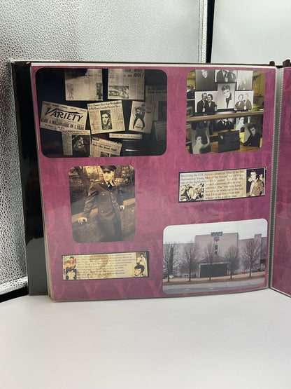 completed, vintage Graceland & Memphis vacation photo scrapbook