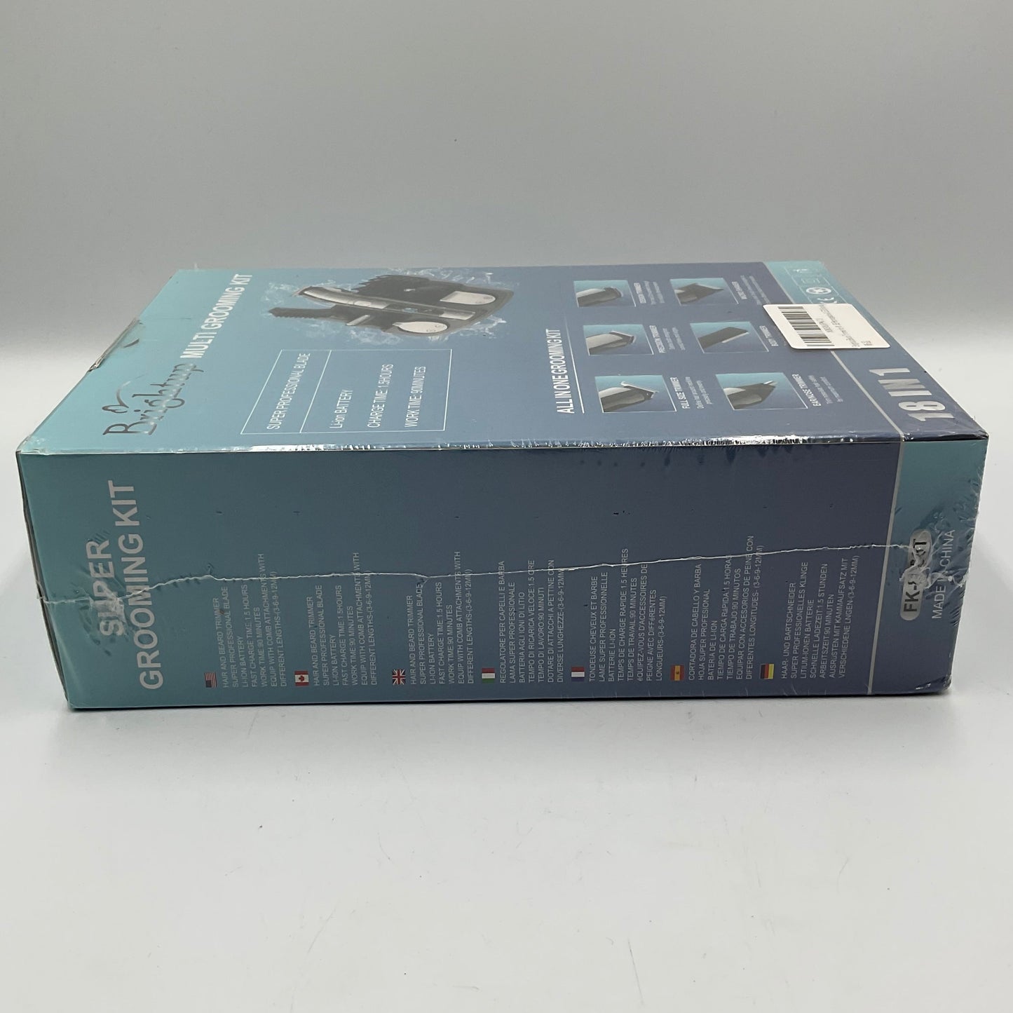 Brightup 18-in-1 Rechargeable Men’s Grooming Kit New In Box Sealed