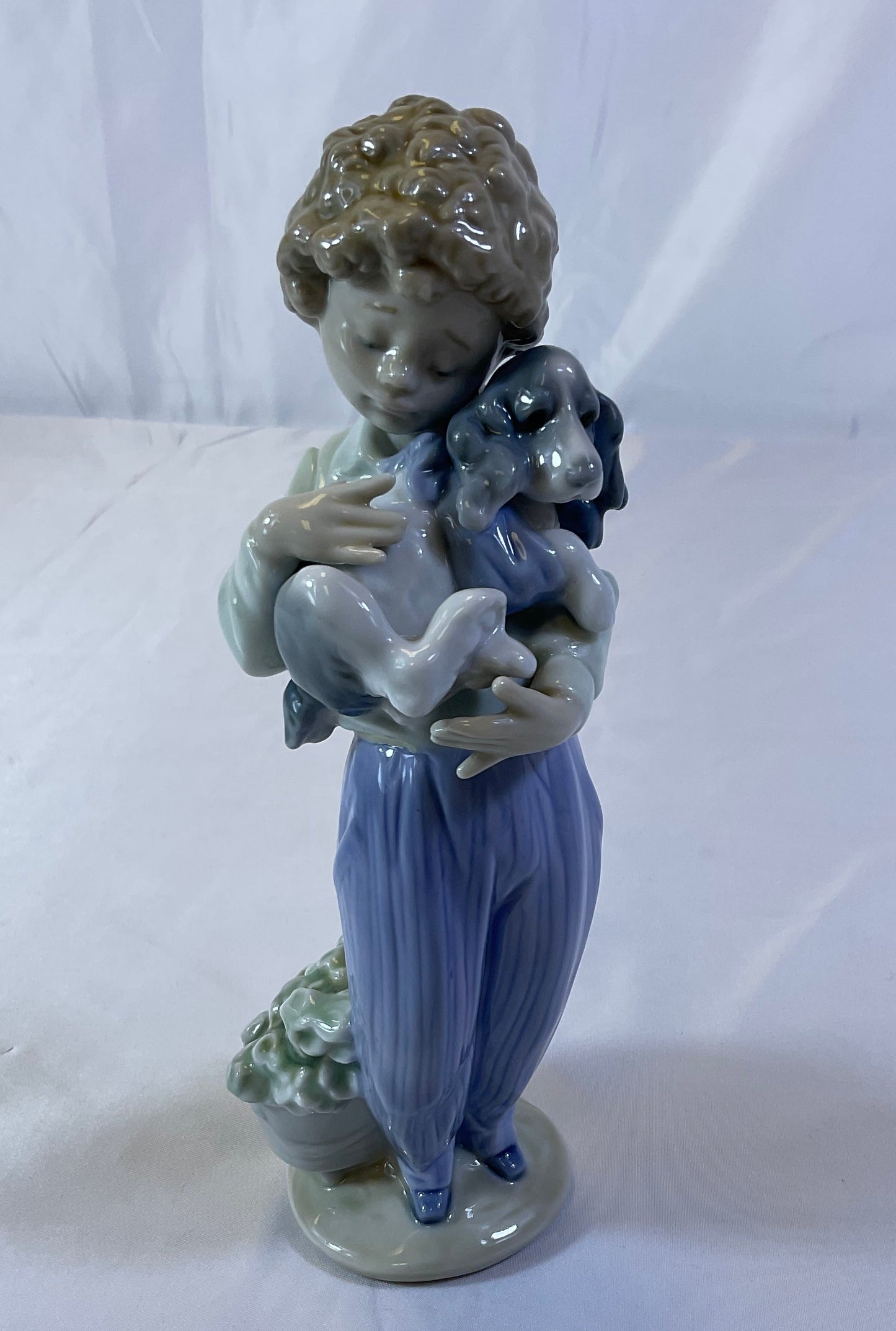 Lladro Collectors Society Edition Vintage 1989 My Buddy Boy With Dog Porcelain Figurine Handmade in Spain E20N