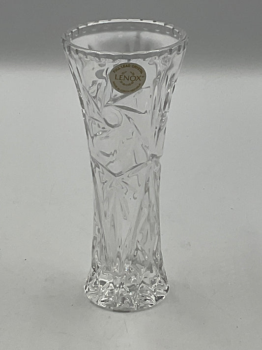 Lenox Fine Crystal Bud Vase Clear Floral Glass