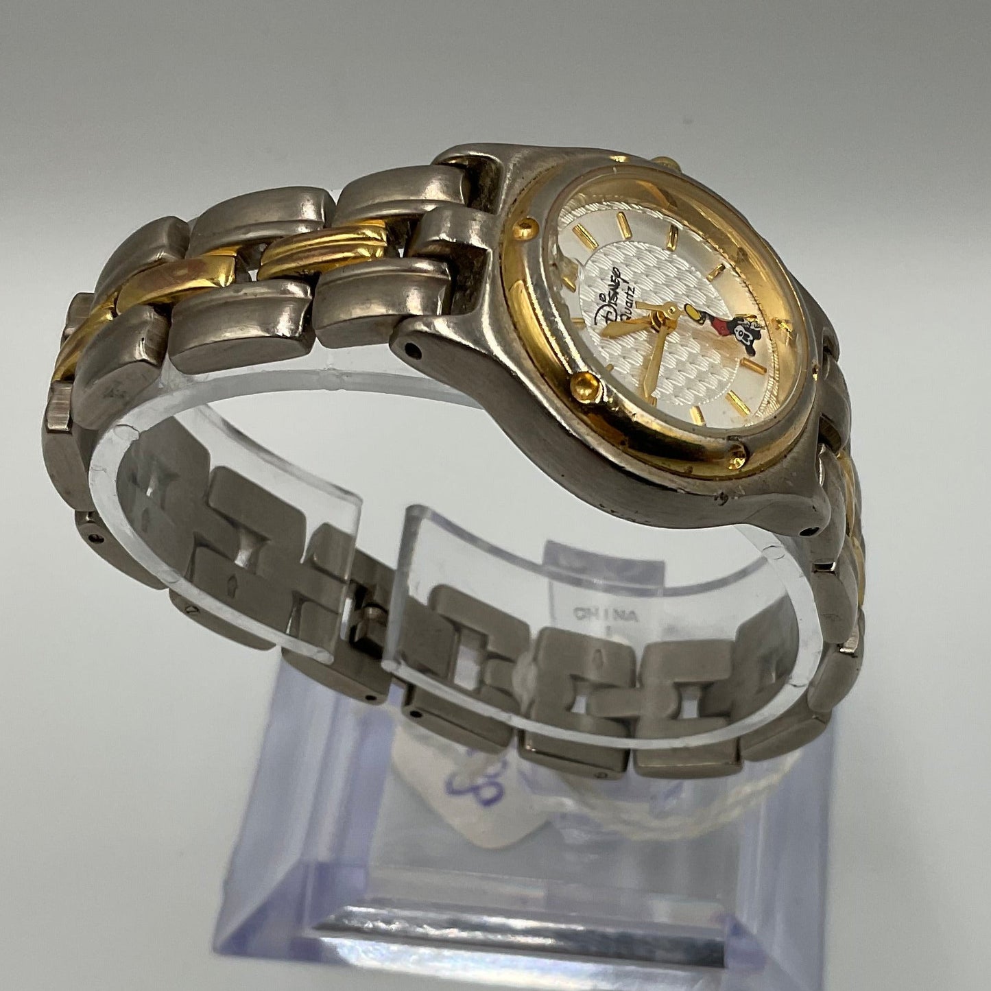 Disney Time Works Mickey Mouse Watch New Battery Working Condition