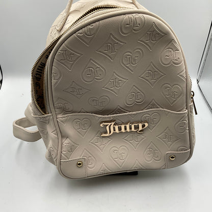 Juicy Couture monogram debossed mini backpack