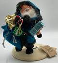 Annalee 1997 True Blue Santa Claus 10” Christmas Doll Candy Canes