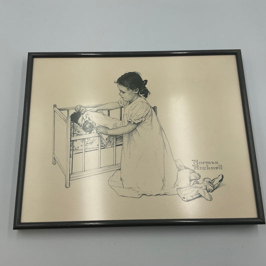Norman Rockwell Framed Print Vintage Wall Art