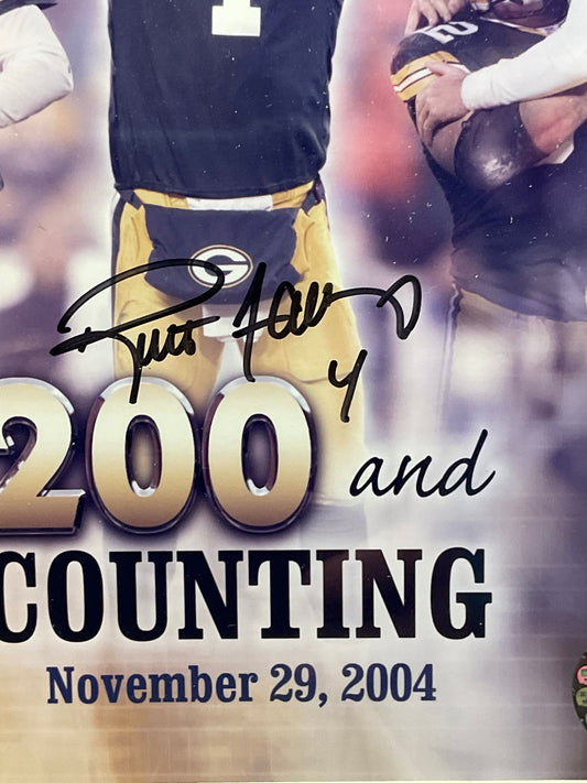 Brett Favre Beckett Authenticated Autograph #49/200 8x10 Photo