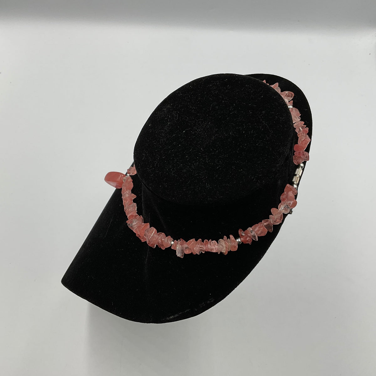 Pink Glass Stone Designed Necklace
