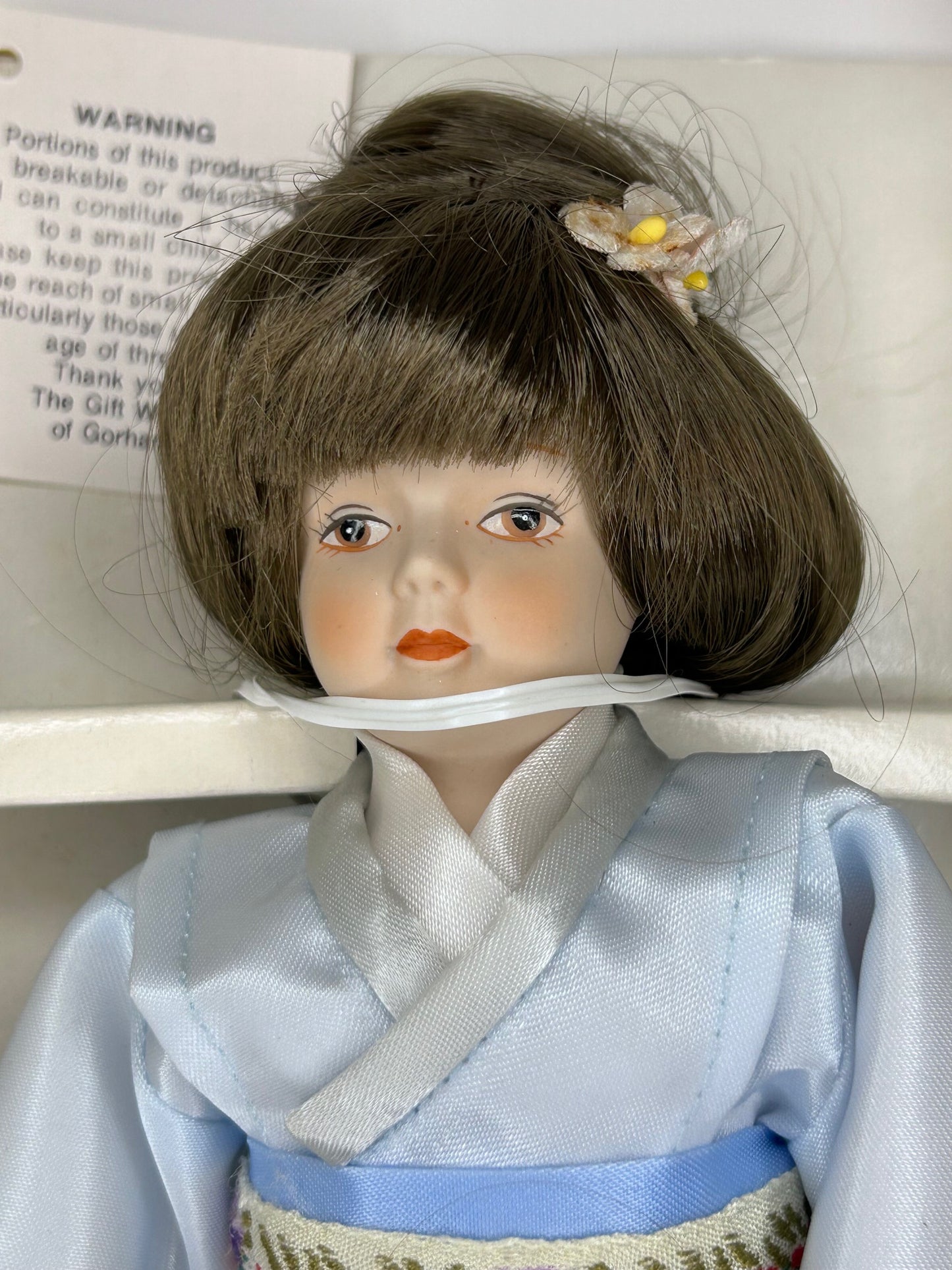 Gorham Around the World Doll 5th Anniversary Collection Japan Mari Vintage 1985