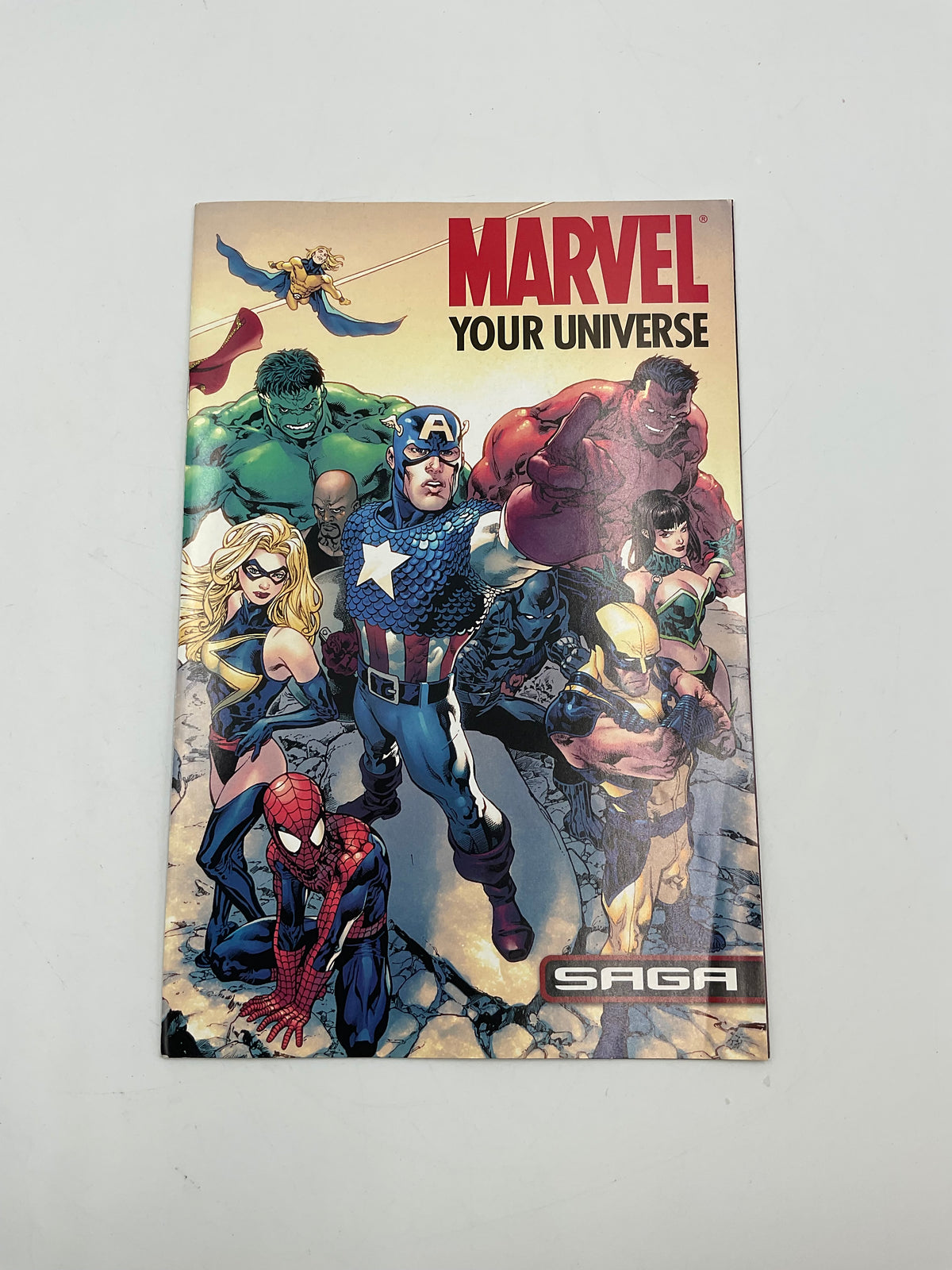 Magazines title:%20Marvel%20Your%20Universe%20Saga%20Promotional%20Preview%20Comic%20Book%20Guide