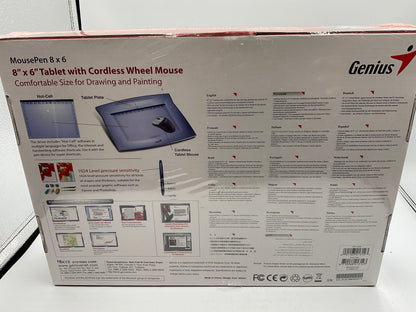 Genius MousePen Drawing Tablet (Metallic Slate Blue)