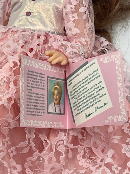Vintage Madame Alexander The Wizard of Oz Glinda the Good Witch Doll with Tag , Pink Gown and Crown