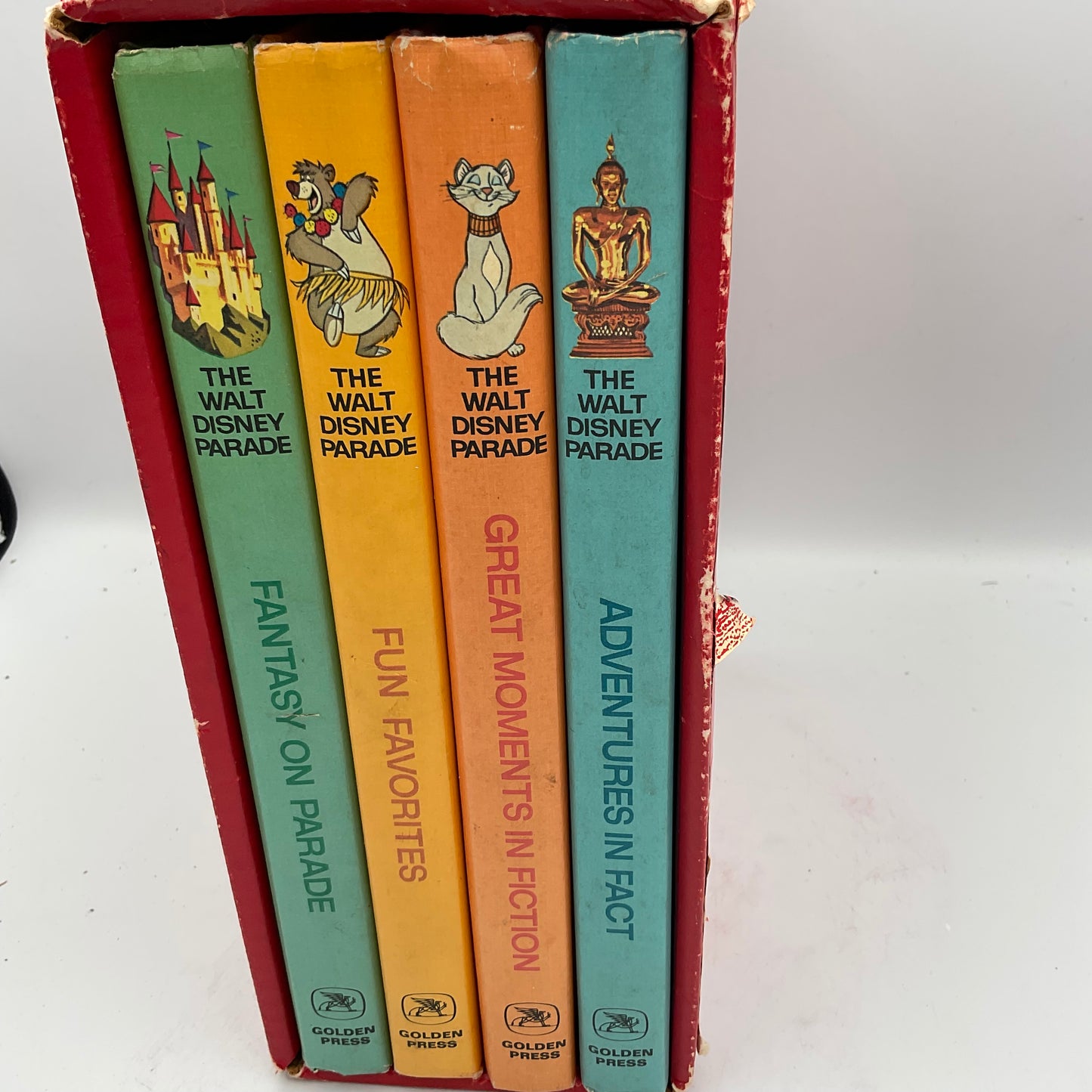 Walt Disney’s Parade set of 4 books Vintage 1970