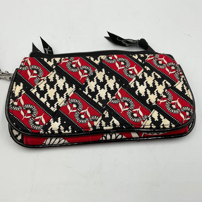 Vera Bradley Deco Daisy zip around Wallet Red/White/Black