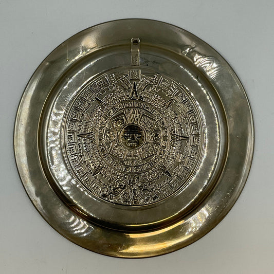 Brass Decorative Plate Vintage