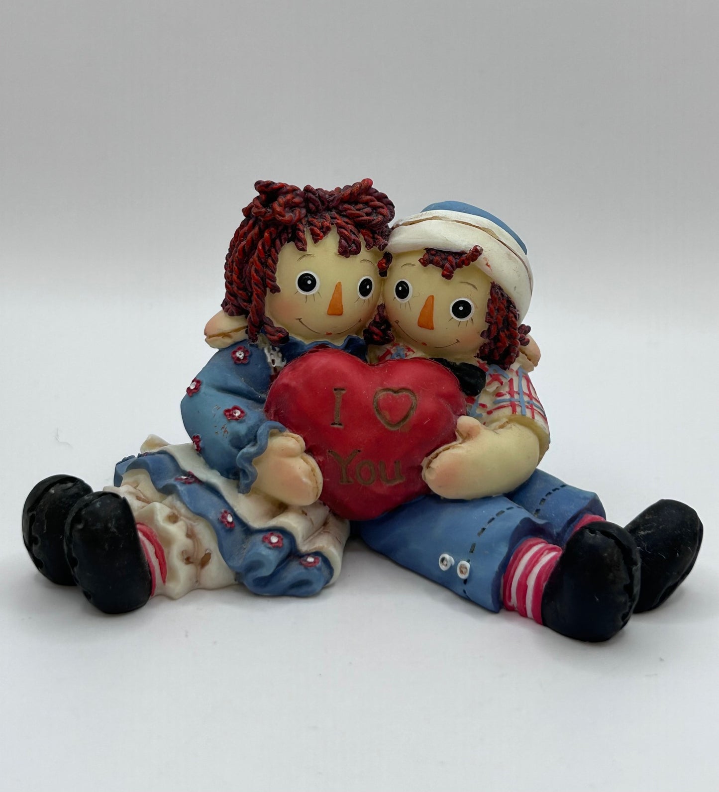 Raggedy Ann & Andy I Love You Vintage Enesco Figurine