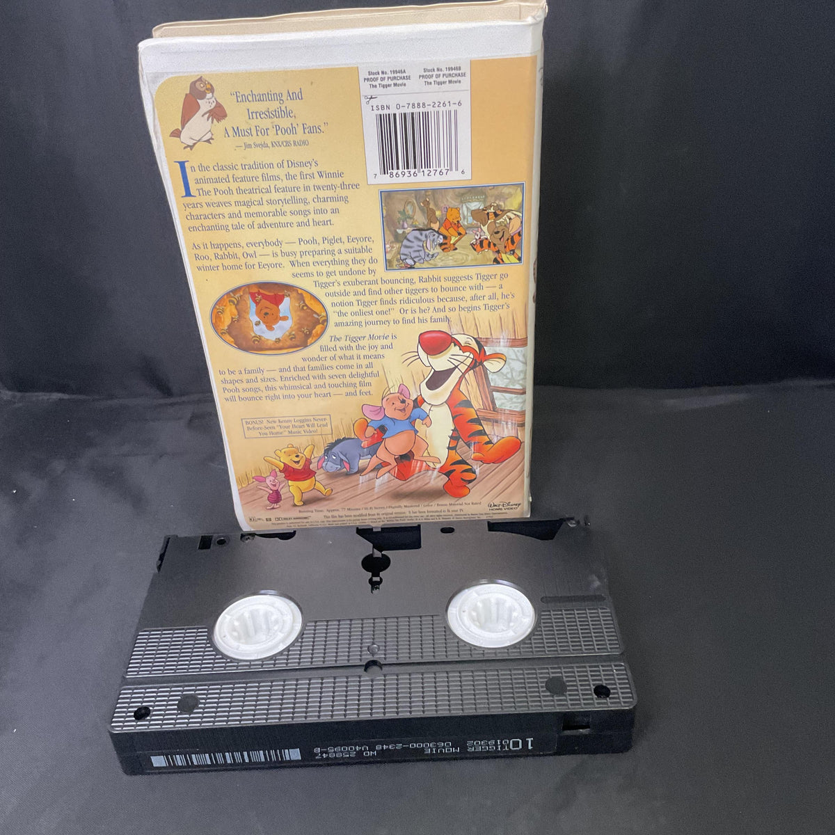 Disney's The Tigger Movie VHS Tape