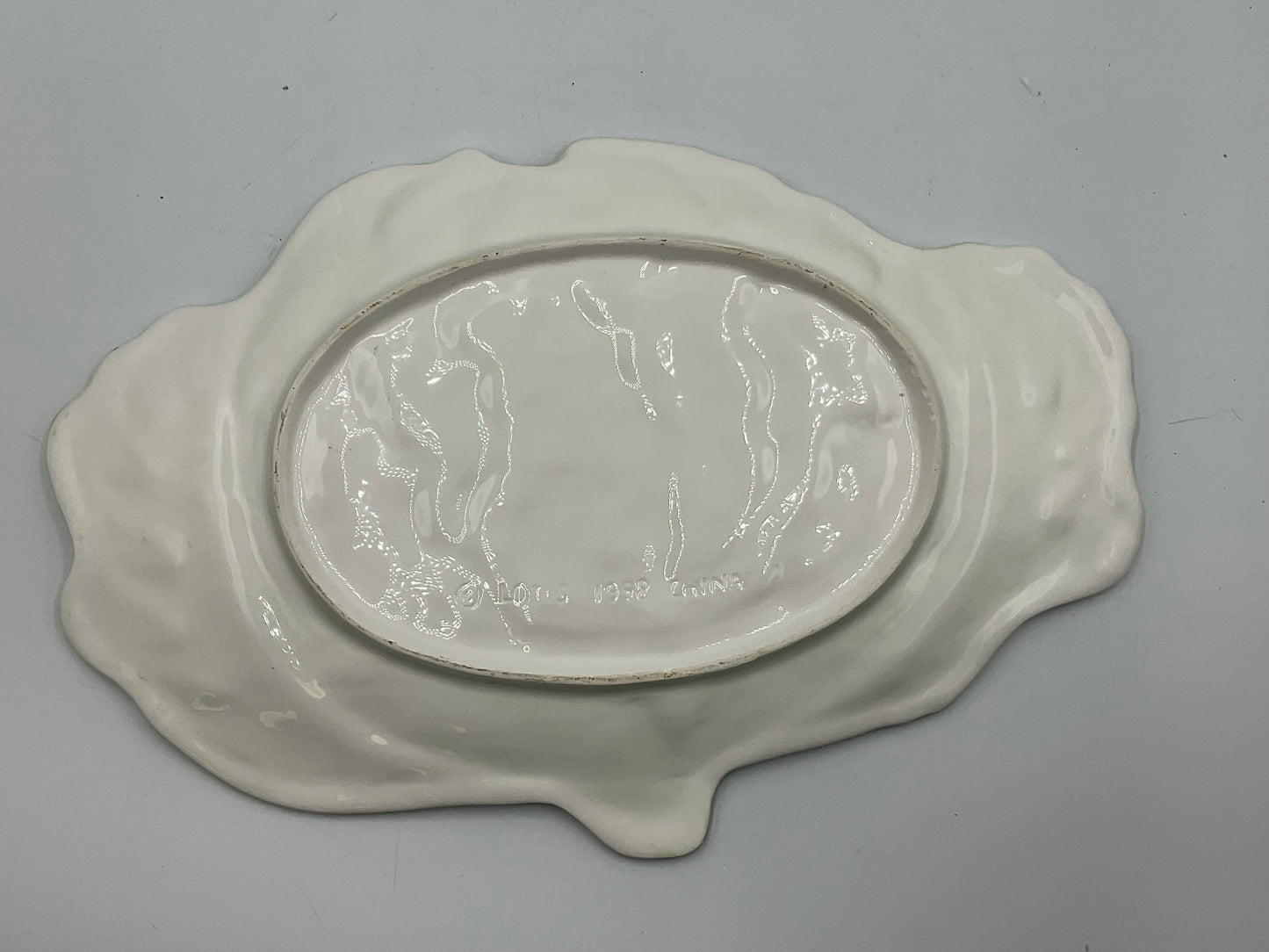 Ceramic Cabbage Leaf Serving Plate