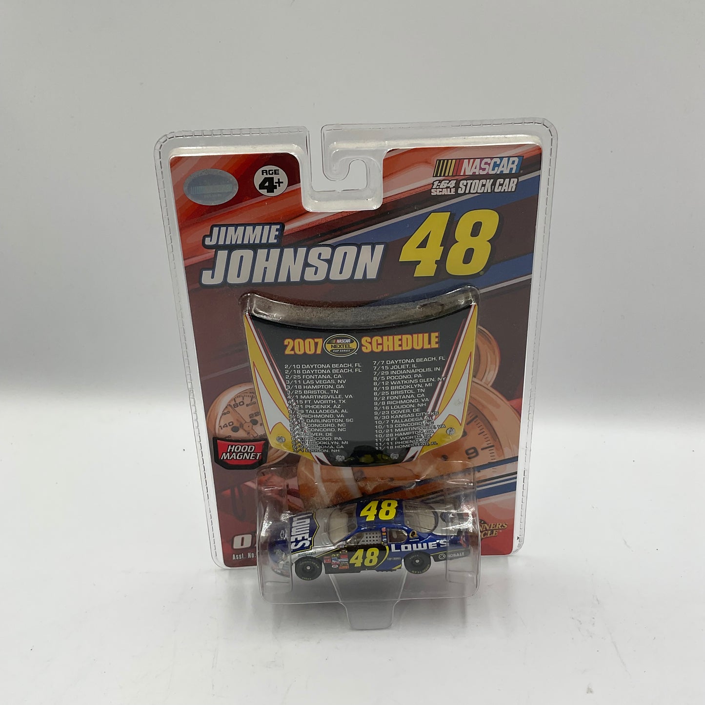 NASCAR #48 JImmie Johnson Die-Cast Replicia with Hood Magnet