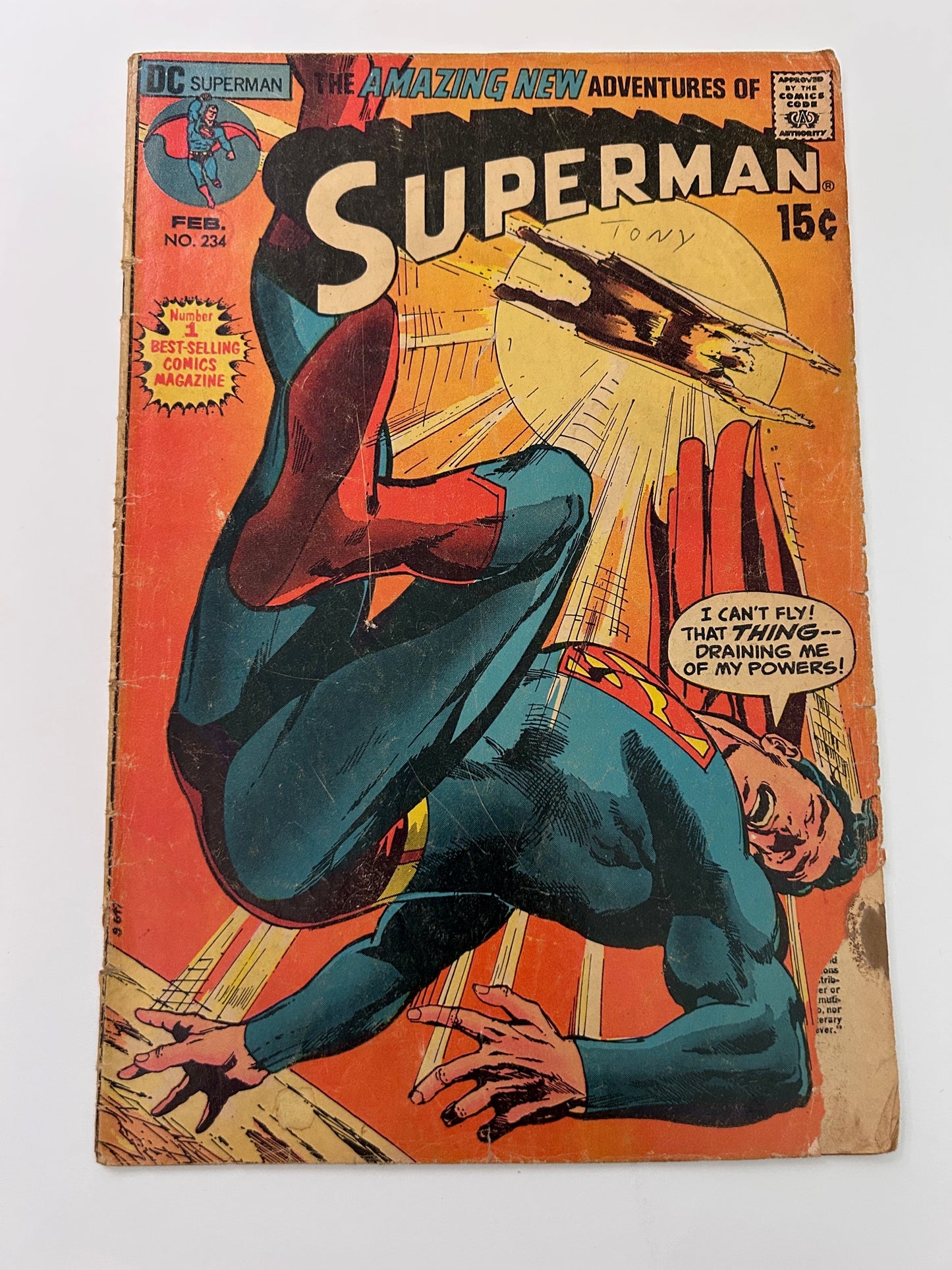 Superman #234 Vintage February 1971 DC Comic Comic Book