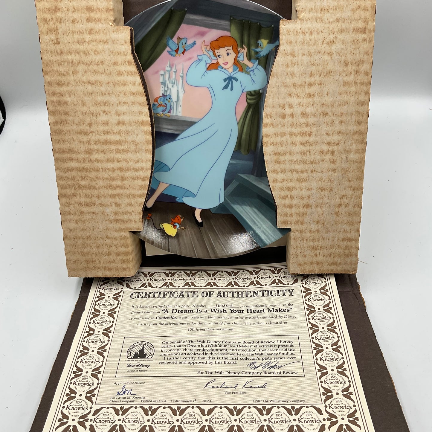 The Edwin M.Knowles China Co. A Dream is a Wish your Heart Makes Cinderella