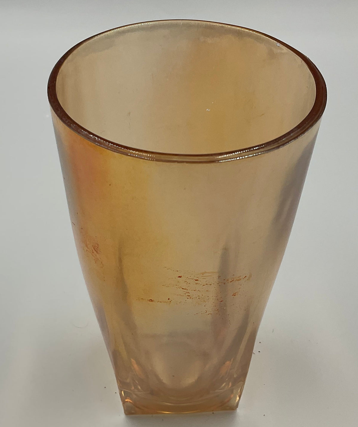 Vintage Jeannette Glass Company “Moderne” Marigold Carnival Glass Tumbler (3)