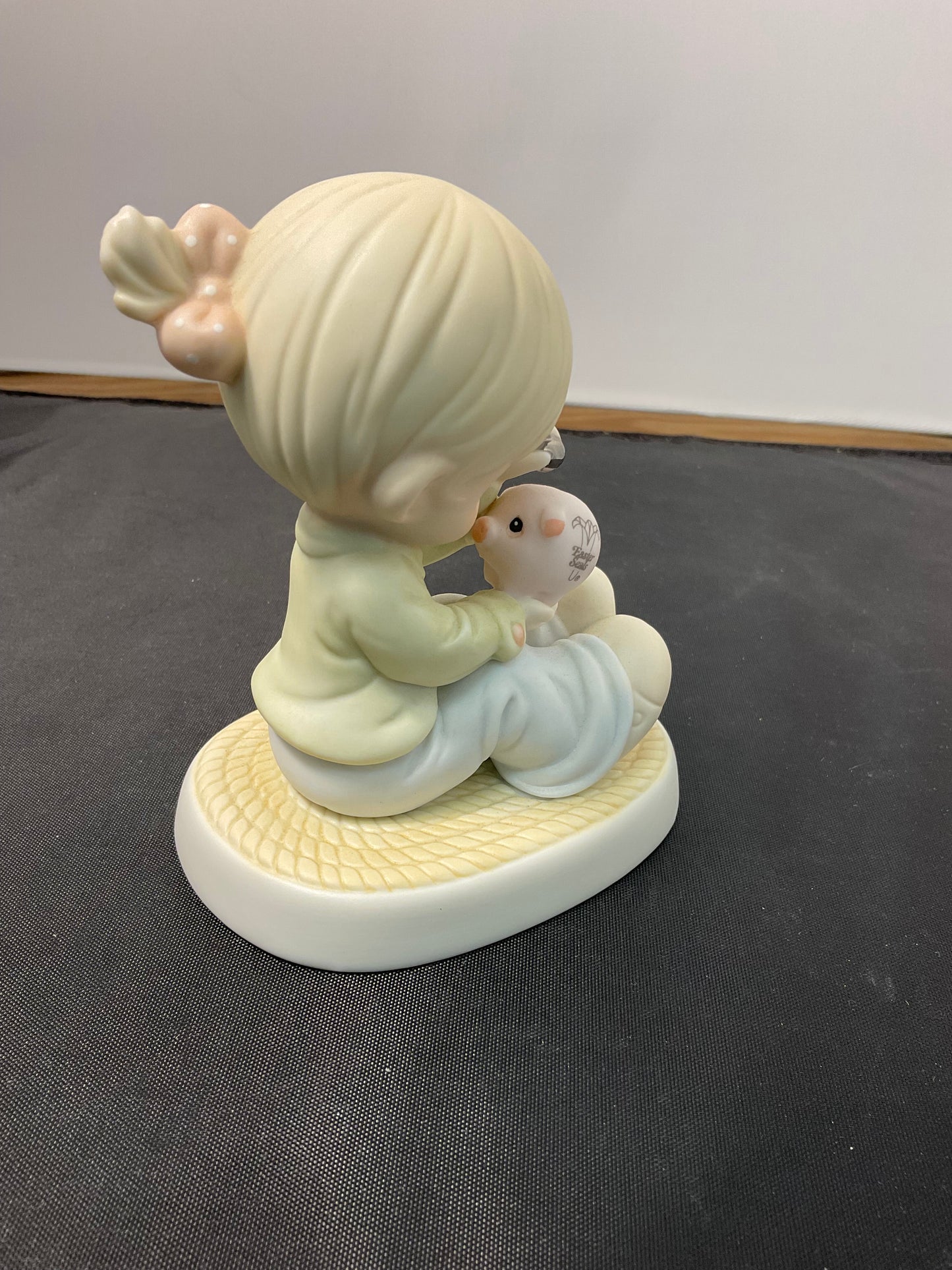 Precious Moments Special 1996 Limited Edition You Can't Run Away Always Count On Me Hand-Painted Porcelain Figurine