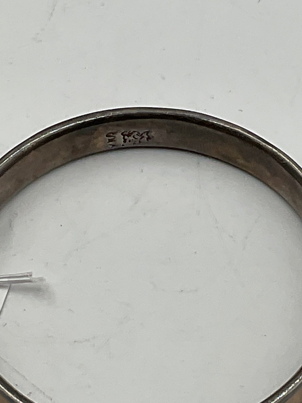 Hawaiian Bangle Bracelet 925 Sterling Silver Koa Wood Inlay