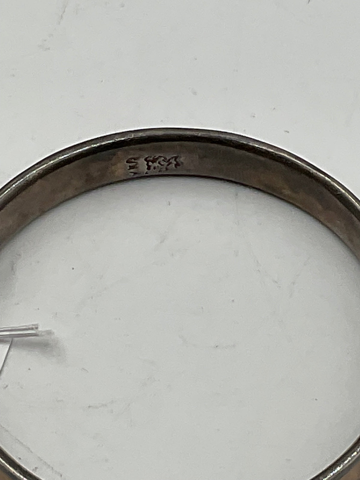 Hawaiian Bangle Bracelet 925 Sterling Silver Koa Wood Inlay