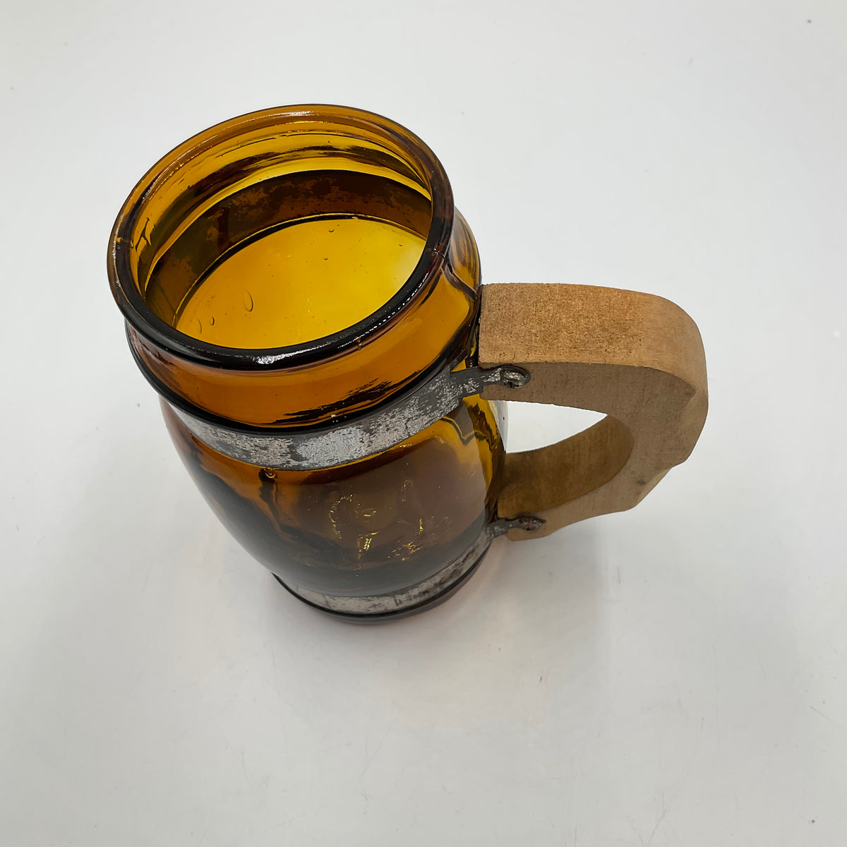 Vintage Siesta Ware Mug Amber Colored Glass