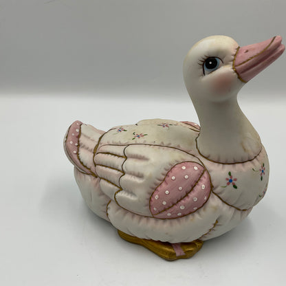 Vintage 1987 Porcelain Duck By Geo Z. Lefton