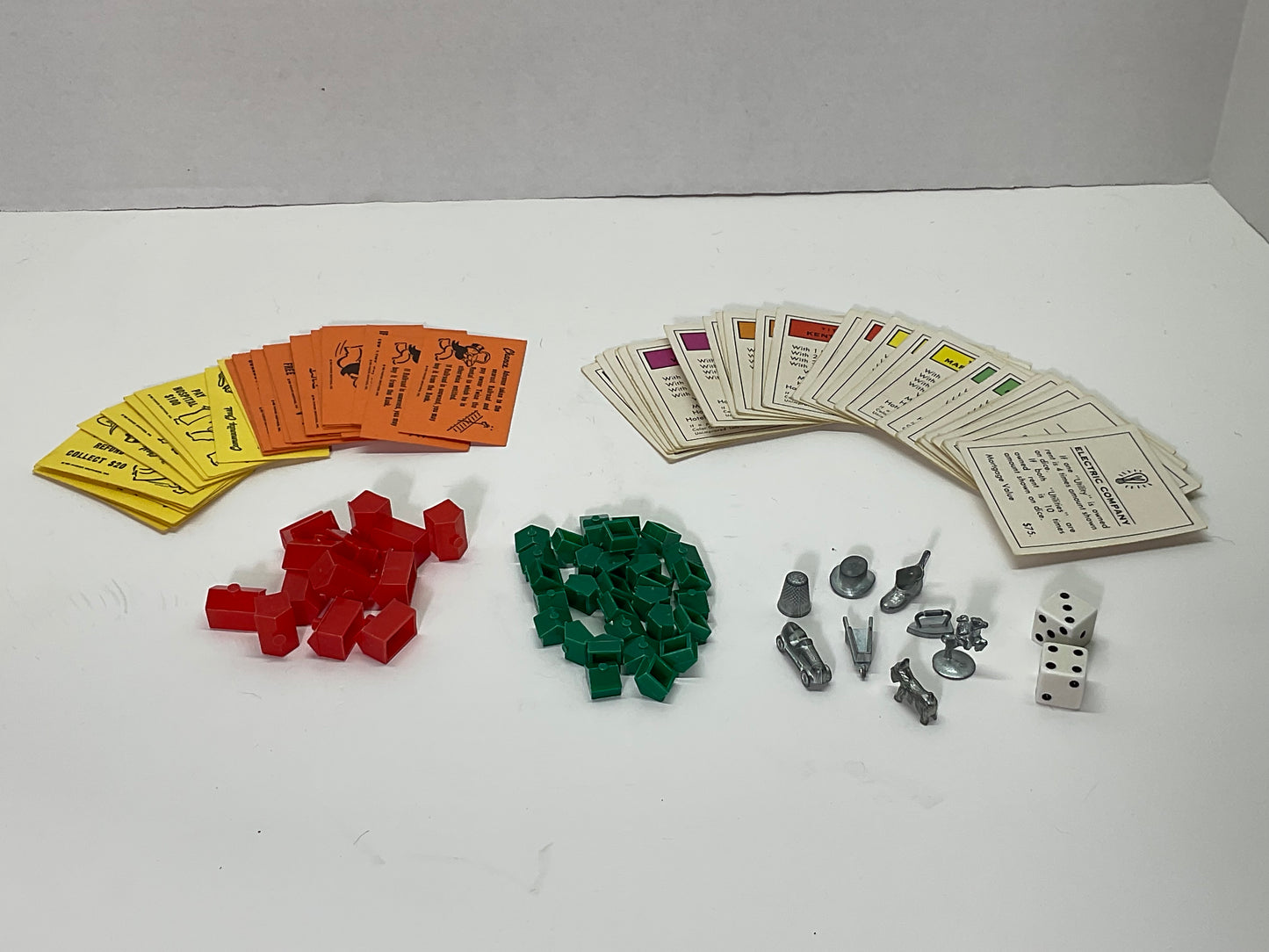 Vintage Parker Brothers Monopoly Game 1961 Complete Game