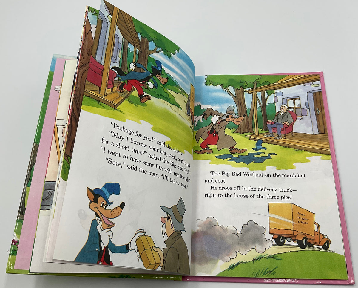 Li’l Wolf and the three little pigs children Disney’s book
