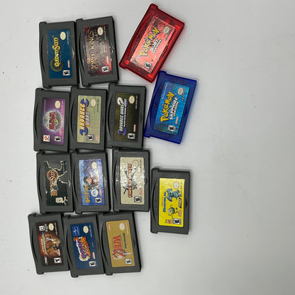 Game Boy Advance Game Cartridges (14 Total)