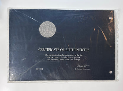 Morgan Silver Dollar Collection 1880 Philadelphia Mint with COA OGP