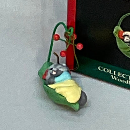Hallmark Keepsake Miniature Christmas Ornament "Woodland Babies" 1992