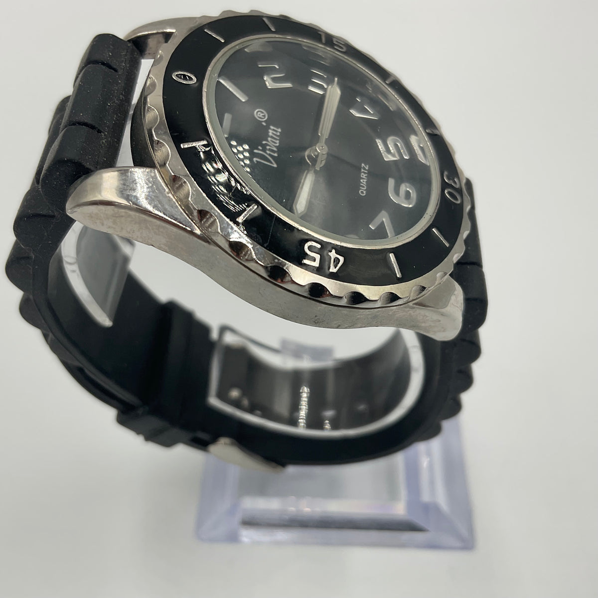 Vivian I Black Dial Quartz Sports Watch