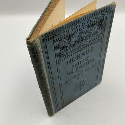 Vintage Edition Horace: Satires and Epistles From Elementary Classics