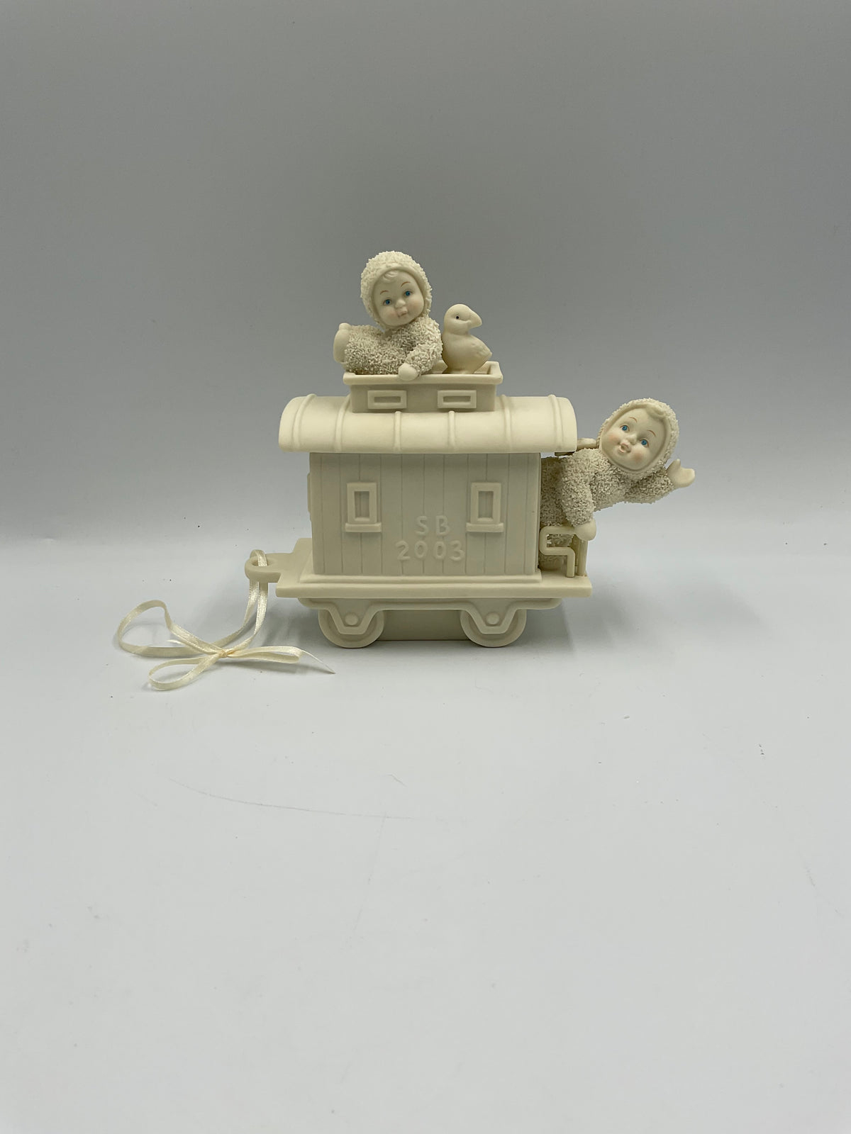 Department 56 Snowbabies End of the Line Caboose Train Figurine 69197 w/ Box