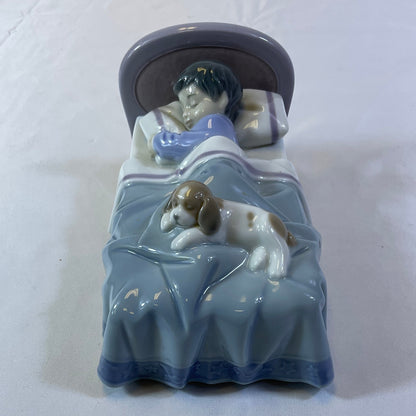 Lladro Bedtime Buddies #6541 Vintage 1997 Porcelain Figurine Handmade in Spain