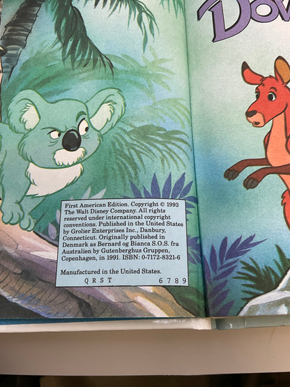 Set of 4 Children's Disney Books