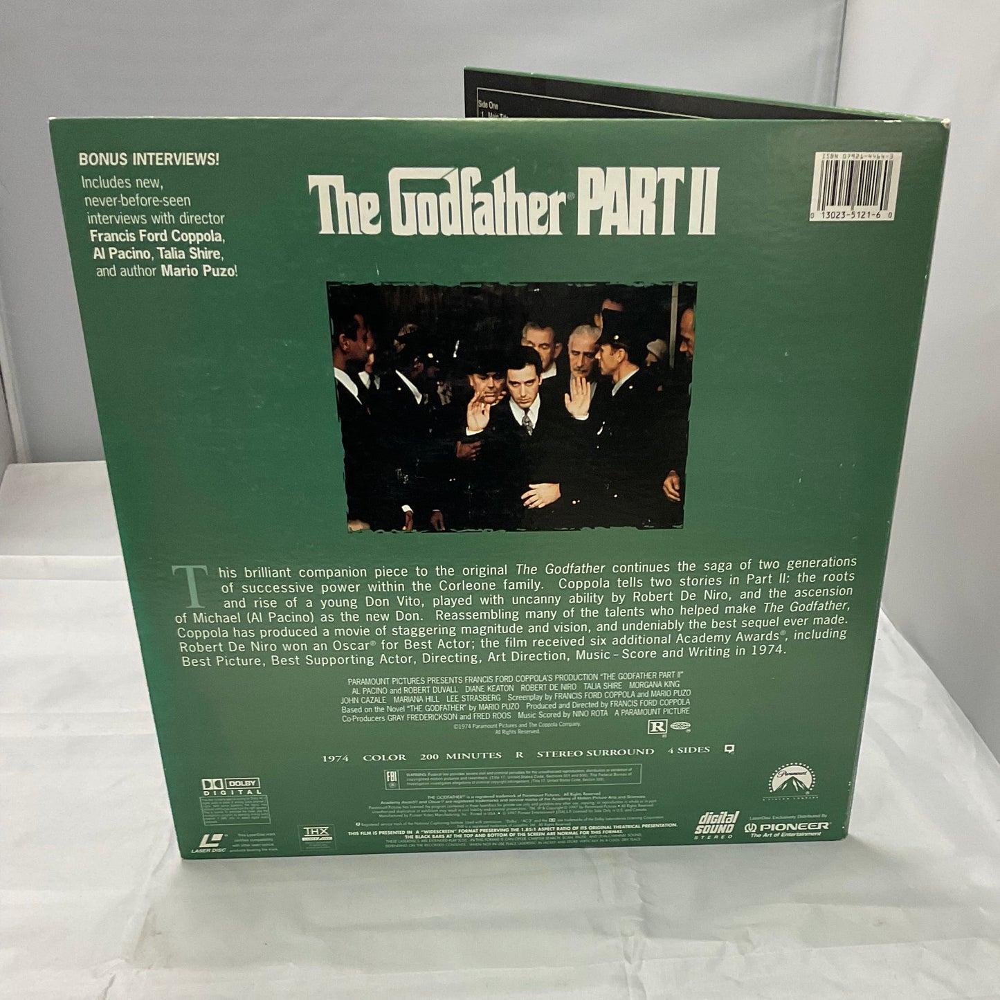The Godfather Trilogy Collection 6-LaserDisc Video Set Series Part 1 Part 2 Part 3