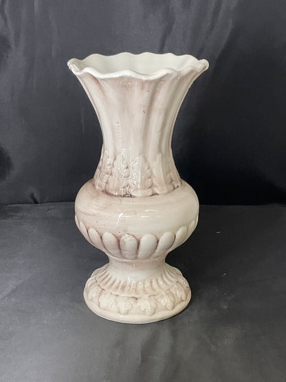 Ready JB Capodimonte Porcelain Floral Designed Flower Vase Vintage