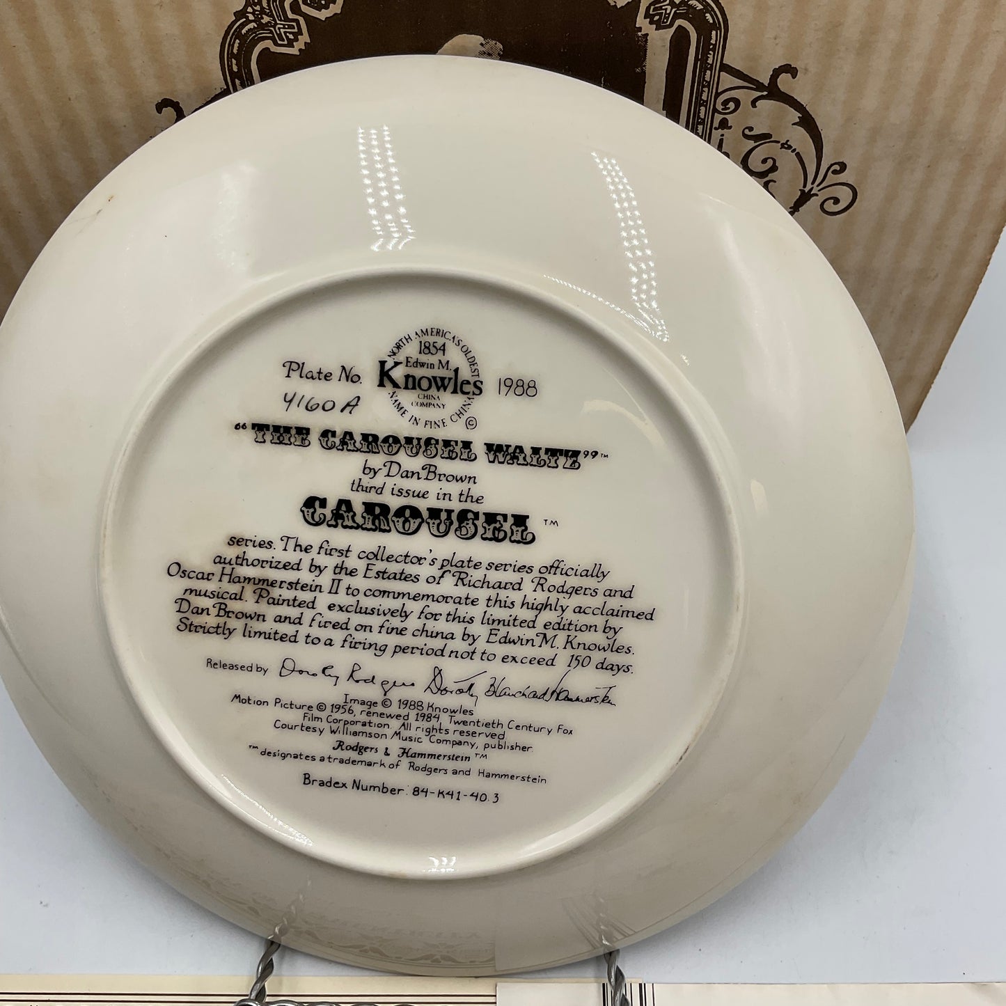 The Edwin M.Knowles China Co. The Carousel Waltz