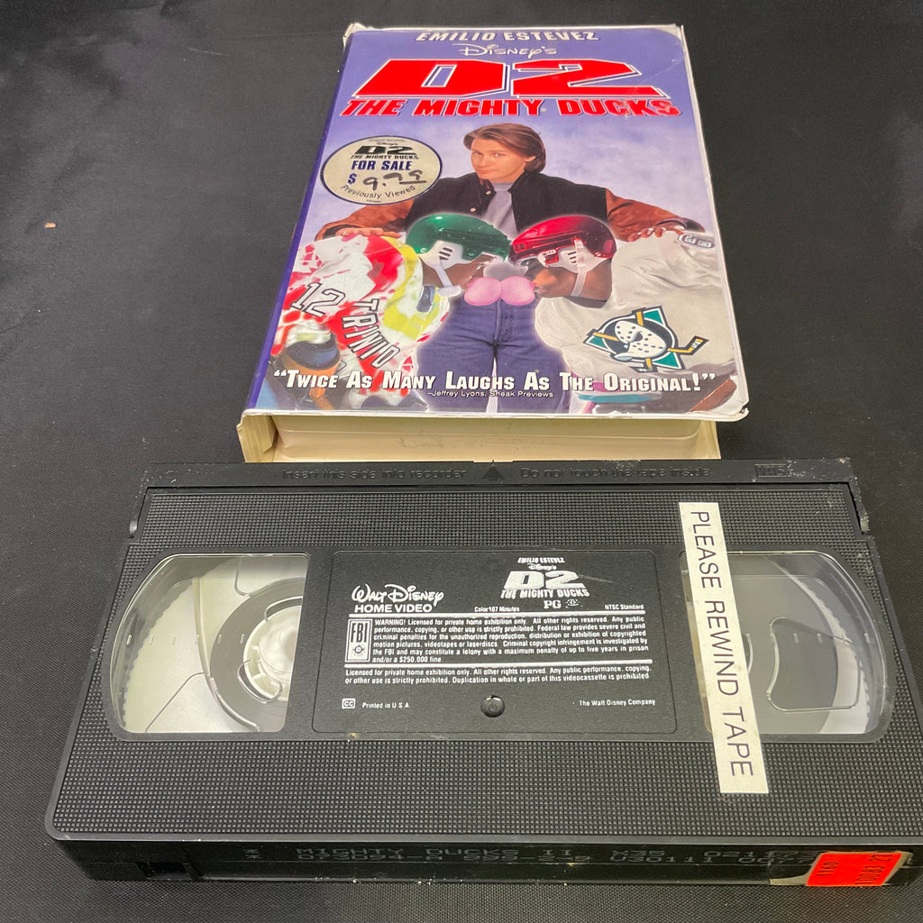 Disney’s D2 The Mighty Ducks VHS Tape