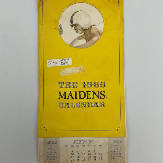 Vintage The 1966 Maidens Calendar